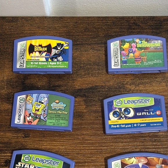 Leapster Learning Games for Leap Frog set of 6 Batman, Wall-e, Star Wars - Picture 3 of 4